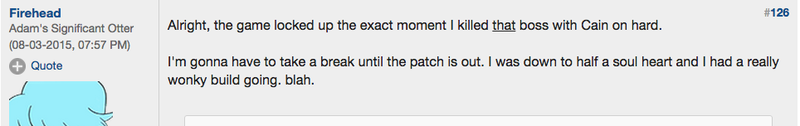 Illustration for article titled Nasty Binding Of Isaac Patch Causing Crashes On 3DS